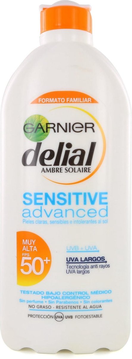 Garnier Ambre Solaire Sensitive Advanced Zonnebrandcrème - 400 ml (Spaanse versie)