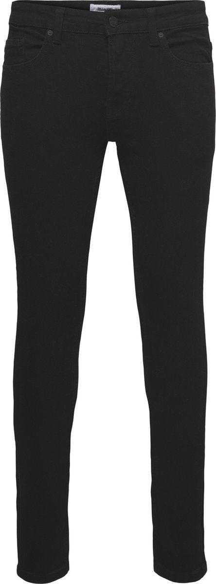 ONLY & SONS ONSLOOM LIFE SLIM BLACK PK 3346 Heren Jeans - Maat W34 x L34