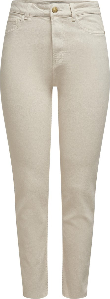 ONLY ONLEMILY LIFE HW ST RAW CRPANK COL NOOS Straight Fit Dames Jeans - Maat 25 X L32