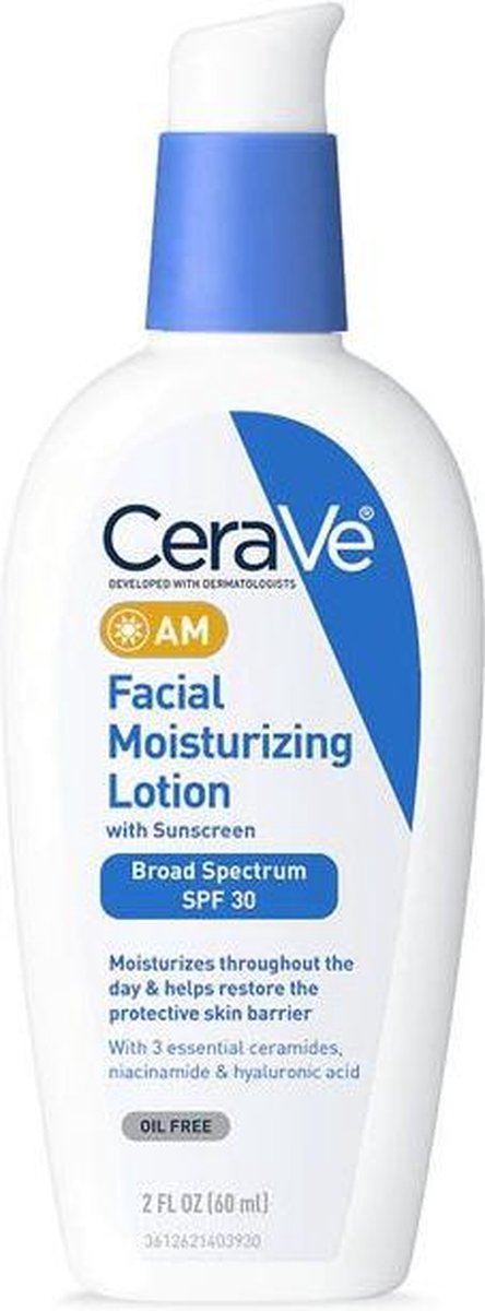 CeraVe AM Facial Hydraterende Lotion Lotion SPF 30 - Gezichtscrème - Zonnebrandcrème