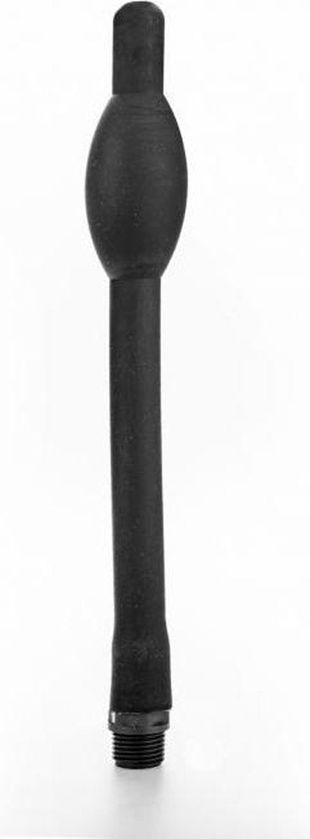 Anal Probe Anaal Douche met bulb - zwart