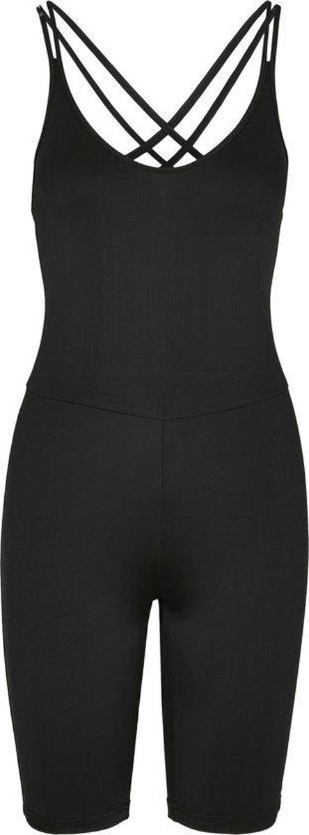 Dames Ladies Cycle Jumpsuit zwart