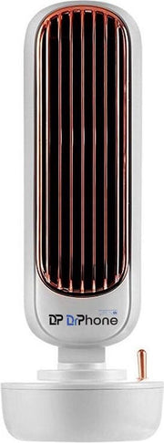 DrPhone CLU3 – Bevochtigende Ventilator Toren – Drie Snelheden – Sproeifunctie – 60 Windgeleidingsbladen – Ruimtebesparend - Wit