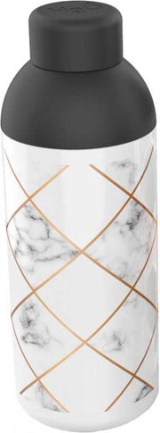 Lunch Buddies Drinkfles H2o 600 Ml Wit/goud/zwart