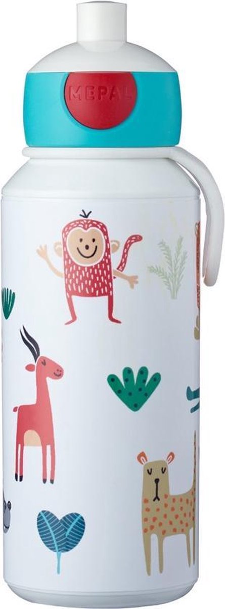 Rosti Mepal Drinkfles Pop-Up Dieren Vrienden 400 ml