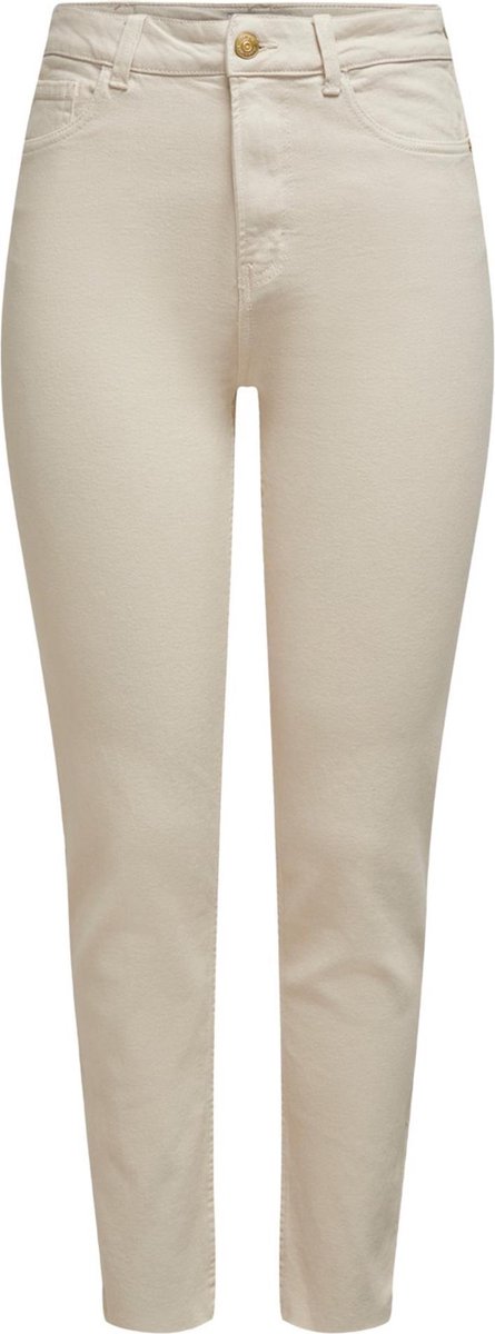 ONLY ONLEMILY LIFE HW ST RAW CRPANK COL NOOS Straight Fit Dames Jeans - Maat 31 X L30