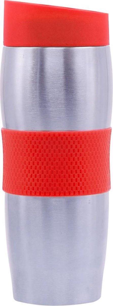 Cenocco CC-6000: Roestvrijstalen vacuümreismok - Rood