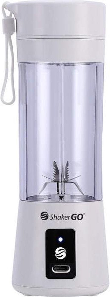 Shakergo®- Draagbare Smoothie Blender - Portable Blender - Mini Blender - Blender To Go - wit