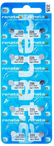 Horlogebatterijen Renata 335 Silver-Oxide 10 stuks