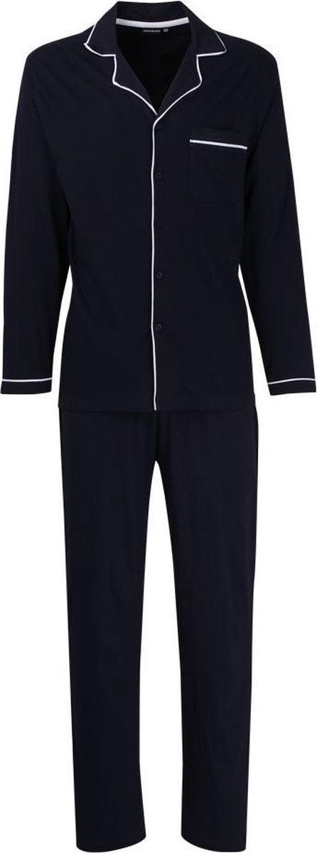 Götzburg Gotzburg Heren Pyjama Doorknoop 451376-50 volwassen
