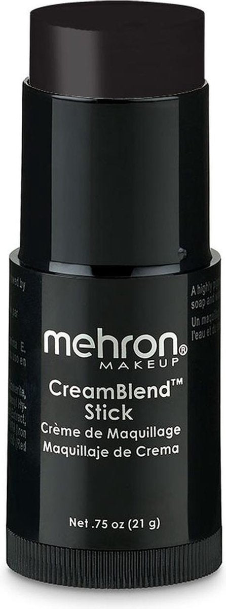 Mehron CreamBlend Stick Schmink - Zwart