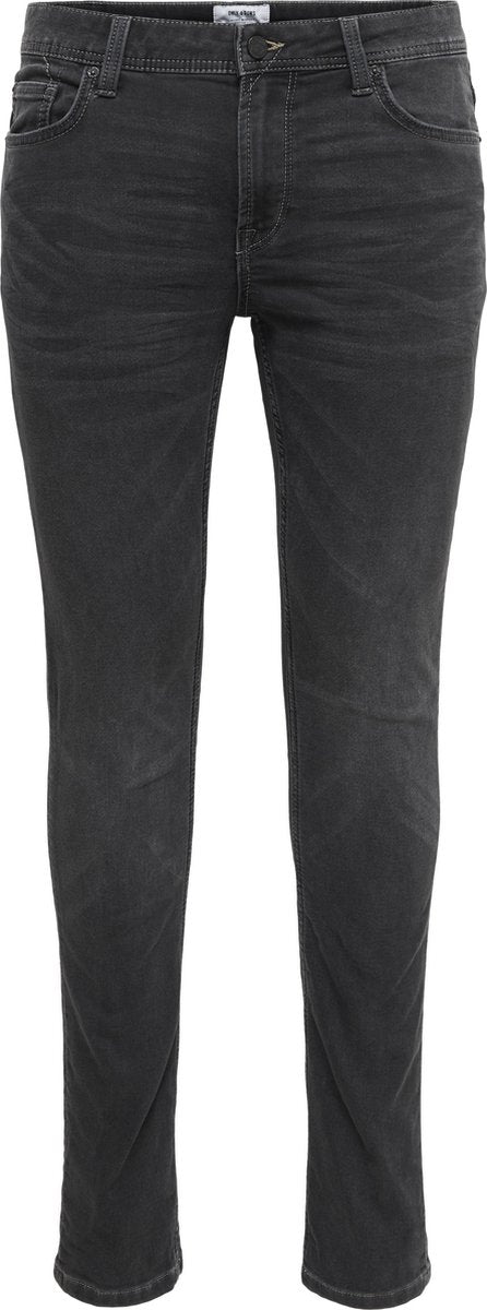 ONLY & SONS ONSLOOM JOG BLACK PK 0494 Heren Jeans - Maat W32 x L32