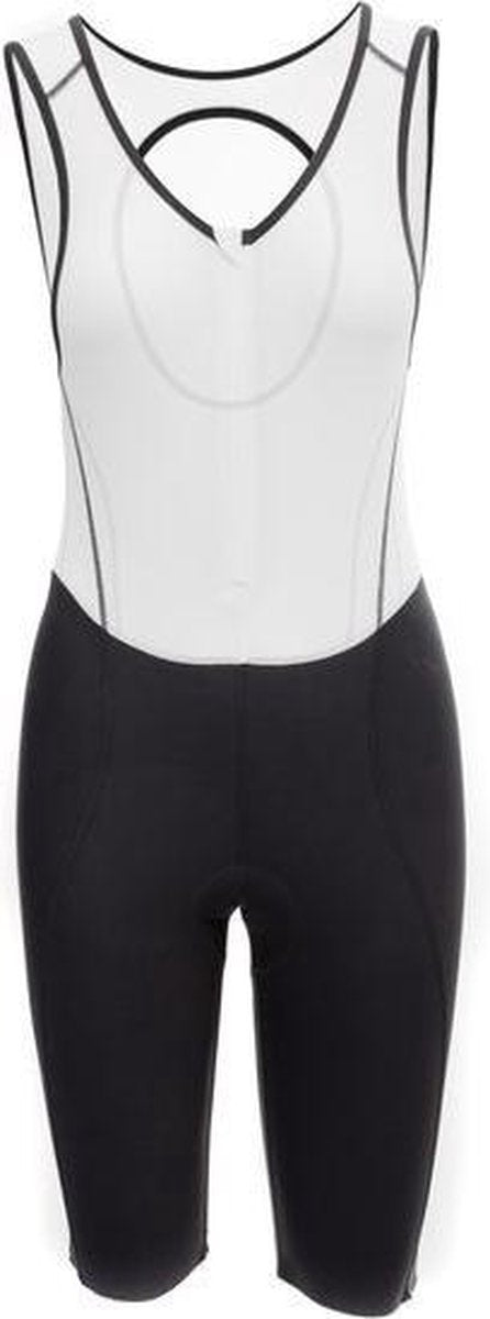 AGU Iso - Fietsbroek - Bretels - Dames - Maat XL - Zwart