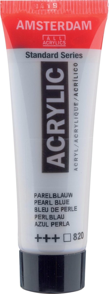 Acrylverf - 820 - Parel blauw - Amsterdam - 20ml