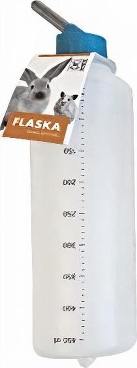 M-pets Kooifles Flaska Knaagdier 450 Ml Rvs Blauw