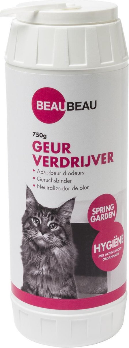 Beaubeau Kattenbak Geurverdrijver Spring Garden - 750 g