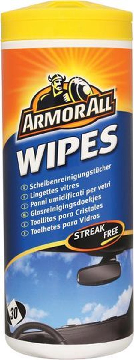 Armor All Glasreiniging Doekjes - 30 Stuks