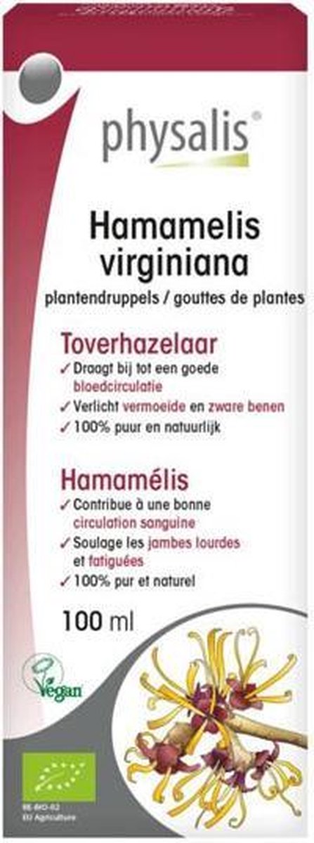 Physalis Plantendruppels Hamamelis Virginiana Vloeibaar 100ml