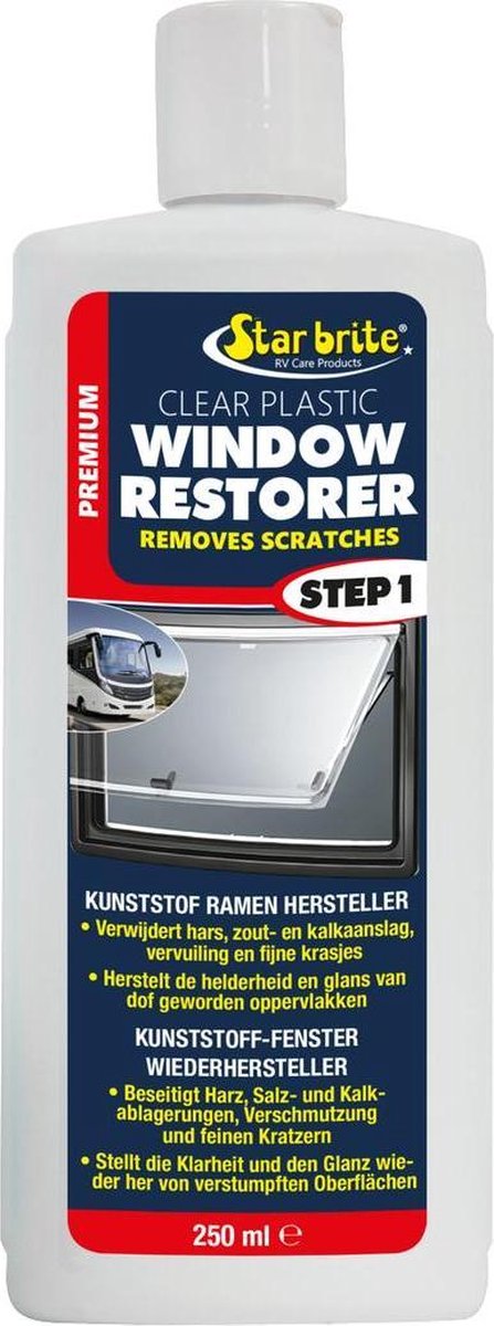 Star brite Kunststof Ramen Hersteller Step 1 | Camper & Caravan  237ml