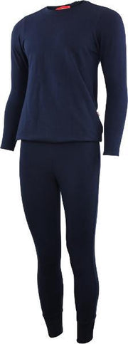 Hansop pyjama model met ritssluiting achter - Blauw