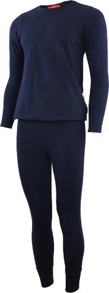 Hansop pyjama model met ritssluiting achter - Blauw