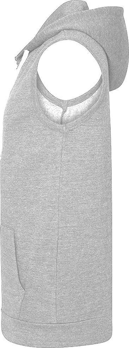 Awdis Gewoon Hoods Mensens Mouwloze Hoodie Jacket (Marine Oxford)