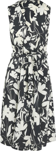 Cassis - Jurk in viscose met bloemenprint -