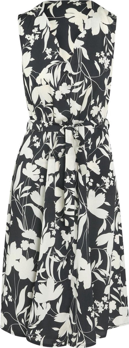 Cassis - Jurk in viscose met bloemenprint -