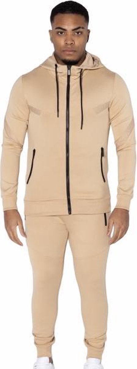 AP Trainingspak heren - Beige - Performance joggingspak - Maat XL