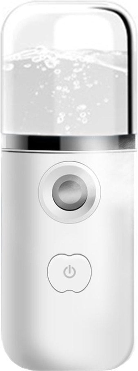 Nano Mister - Wit - Gezichtsstomer | Gezichtssauna | Facial steamer / steamer | Gezicht Stomer – Blackhead Remover – Stomer | Stoom | Verwijderaar | face cleanser | - Gezichtsreiniger - Tegen Acne - Met usb