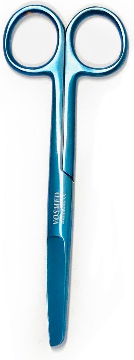 Chirurgische schaar -spits/stomp - Color Metallic Blue