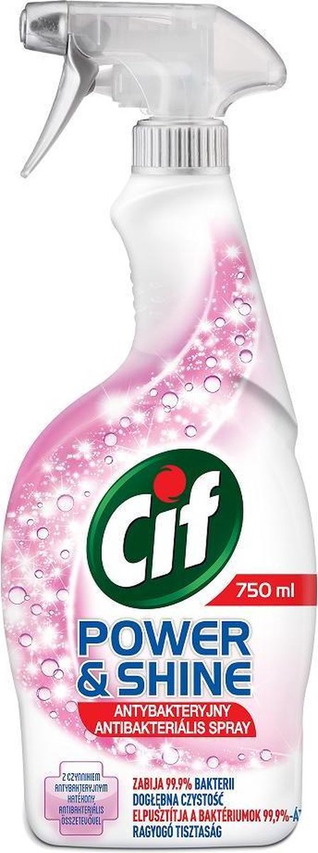 Cif_power & Shine ?rodek Do Czyszczenia W Spray'u Antybakteryjny 750ml