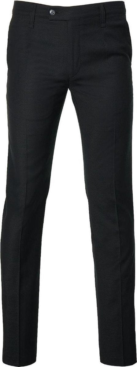 City Line By Nils Pantalon - Slim Fit - Zwart - 46