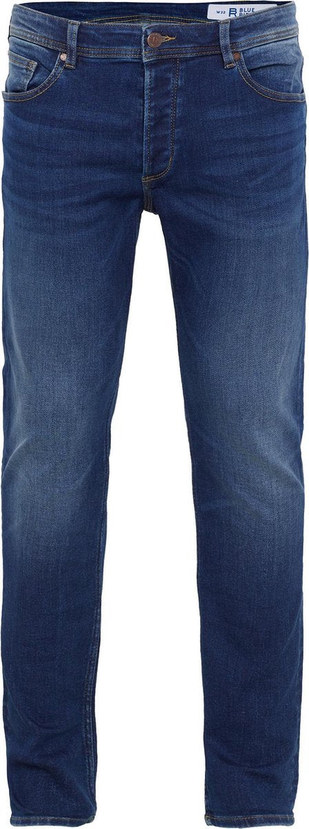 WE Fashion Heren slim tapered jeans met stretch - Maat W33 X L32