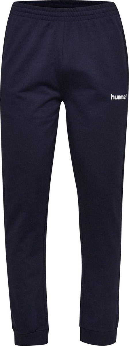 Hummel Hummel Go Cotton Sportbroek - Maat 176  - Unisex - navy