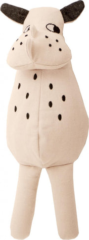 Roommate Knuffeldier Neushoorn Biologisch 30 Cm Gebroken Wit