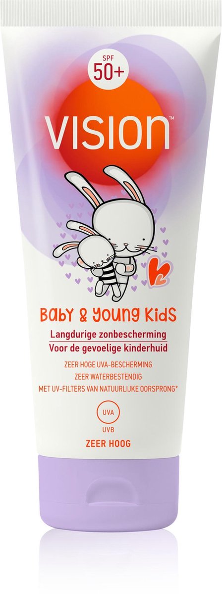 Vision Baby & Young Kids Zonnebrand - Baby & Kind - SPF50+ - 120ml