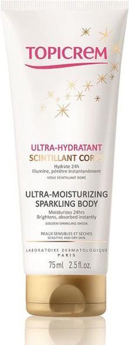 Topicrem Crème Body Care UHC Ultra-Moisturizing Sparkling Body