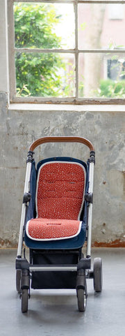 Wallabiezzz Inlegkussens - Buggy inleg - Buggykussen  - Stip Roest