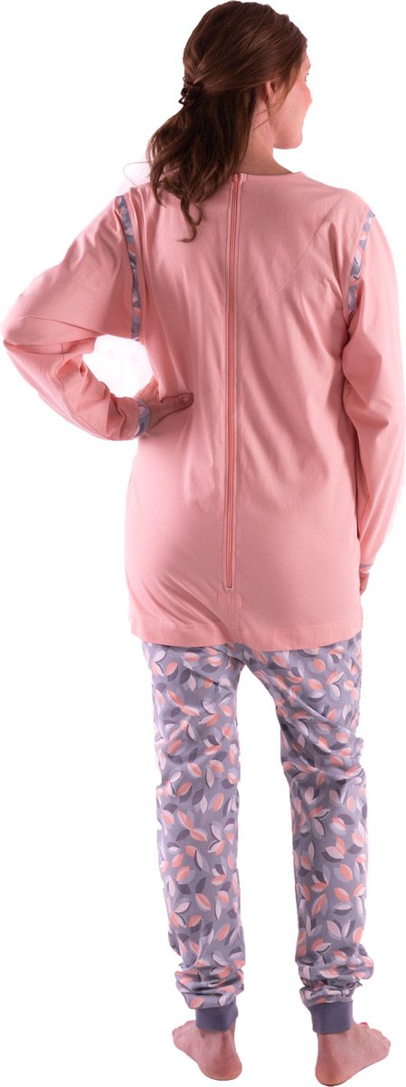 Dessin hansop | Dames | Ritssluiting | Lange pijpen | Rose | XL