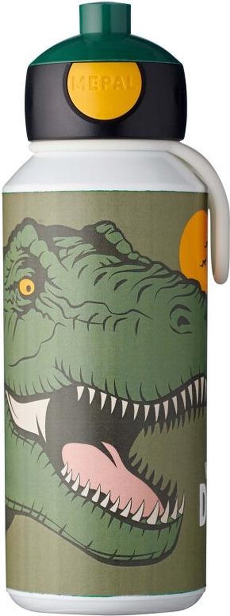 Mepal Drinkfles Dino Junior 400 Ml Abs Groen/wit