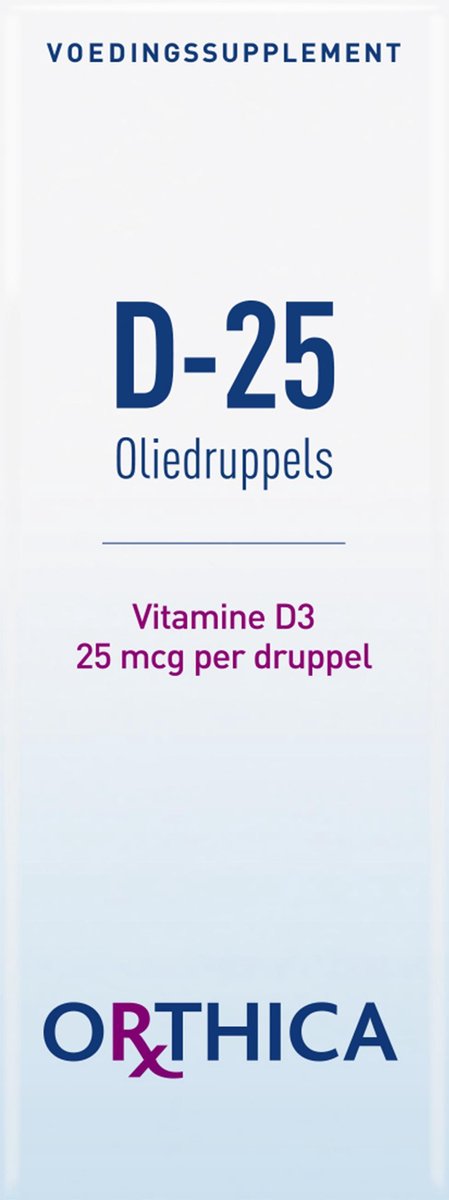 Orthica D-25 Oliedruppels (vitaminen) - 15 ml