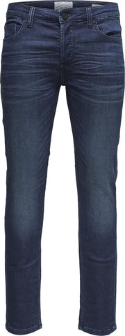 Only & Sons Loom Blue Jog Slim fit Heren Jeans - Maat W28 X L34