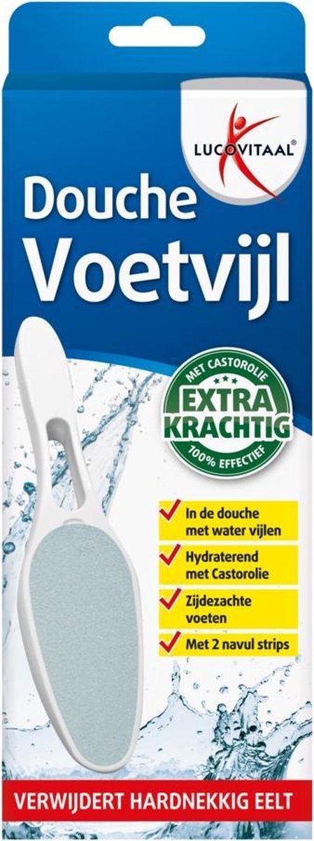 3x Lucovitaal Douche Voetvijl