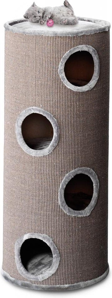 Ebi Krabpaal Cat-Dome Extreme Grijs - 50X50X120 CM