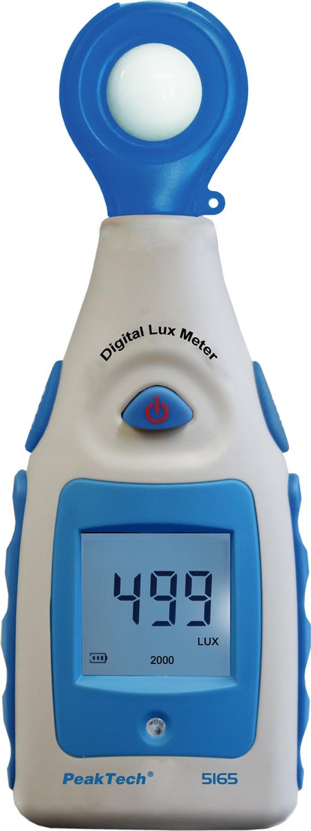 PeakTech 5165 Digitale-Lux-Meter 0...200.000 Lux