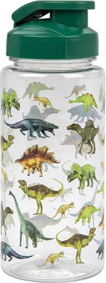 Nature Planet - Dinosaurus drinkfles 500 ml - donker groen