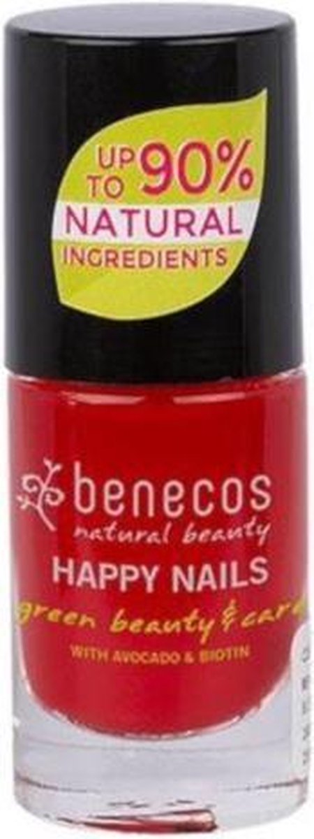 Benecos Nagellak Vintage Dames 5 Ml Vegan Rood
