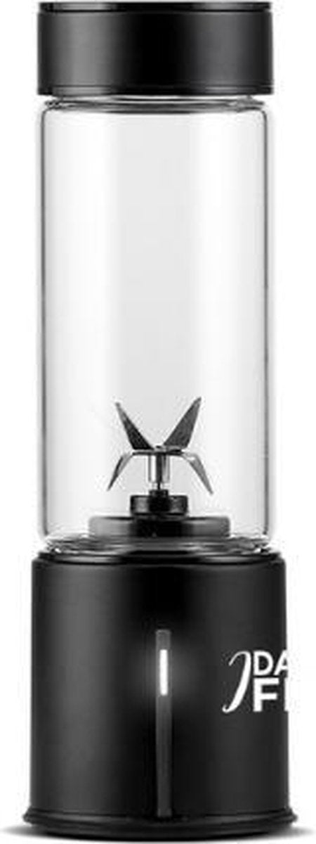 Portable Blender Deluxe X - Zwart - Met Gratis Beschermhoes - Draadloos & Draagbaar - Blender To Go - Idailyfit - Mix & Go - Mini Blender Deluxe - 450ML - Smoothies & Shakes