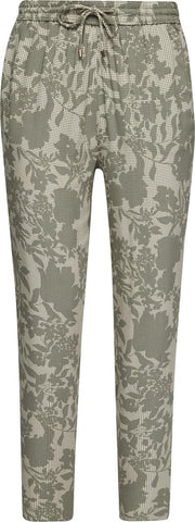 s.Oliver Broek Dames - Sweatpants - 100% Viscose - Bloemenprint - Maat S (36)